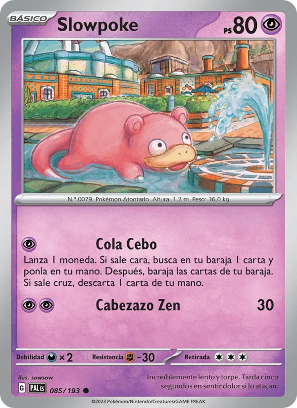 Slowpoke · Evoluciones en Paldea 085/193