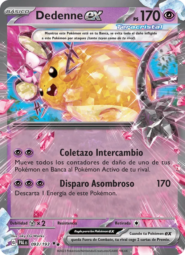 Dedenne ex · Evoluciones en Paldea 093/193