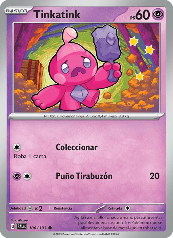 Tinkatink · Evoluciones en Paldea 100/193
