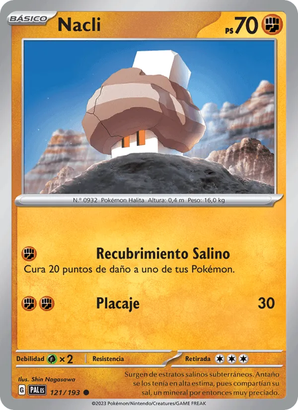 Nacli · Evoluciones en Paldea 121/193