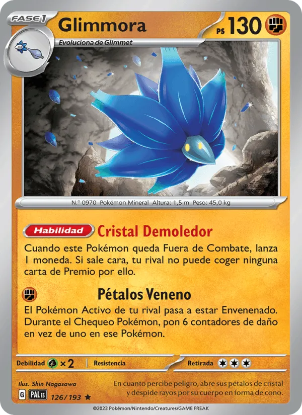 Glimmora · Evoluciones en Paldea 126/193