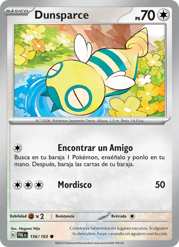 Dunsparce · Evoluciones en Paldea 156/193