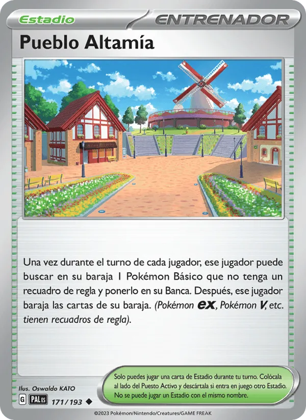 Pueblo Altamía · Evoluciones en Paldea 171/193