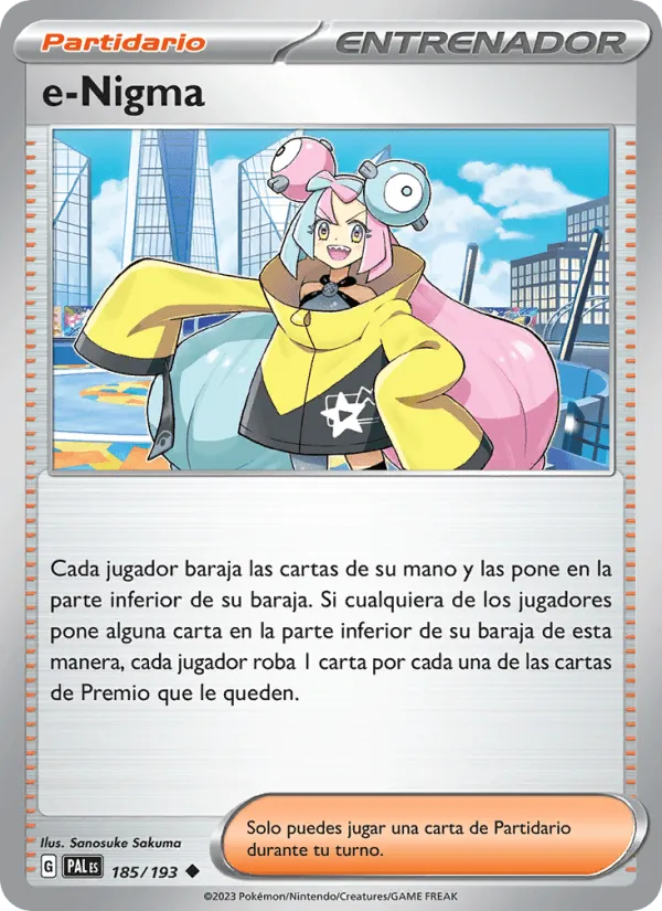 e-Nigma · Evoluciones en Paldea 185/193