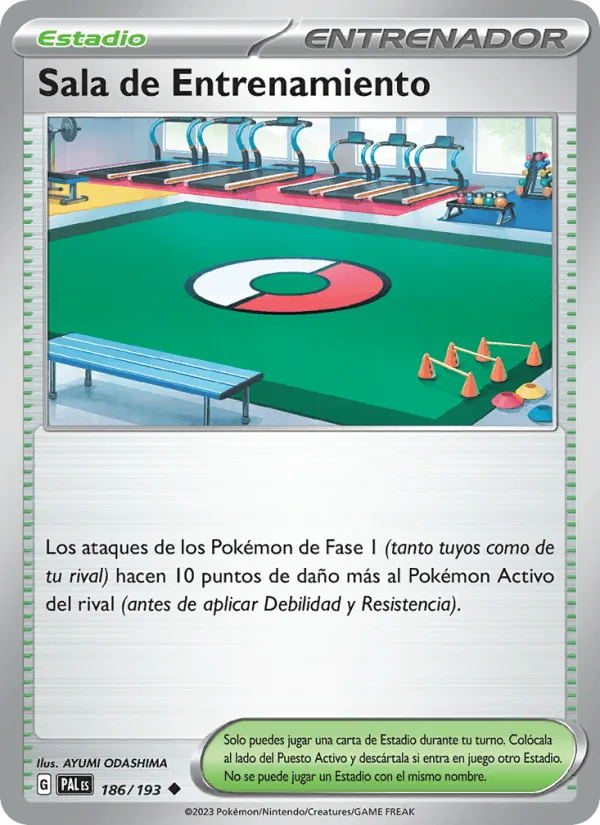 Sala de Entrenamiento · Evoluciones en Paldea 186/193