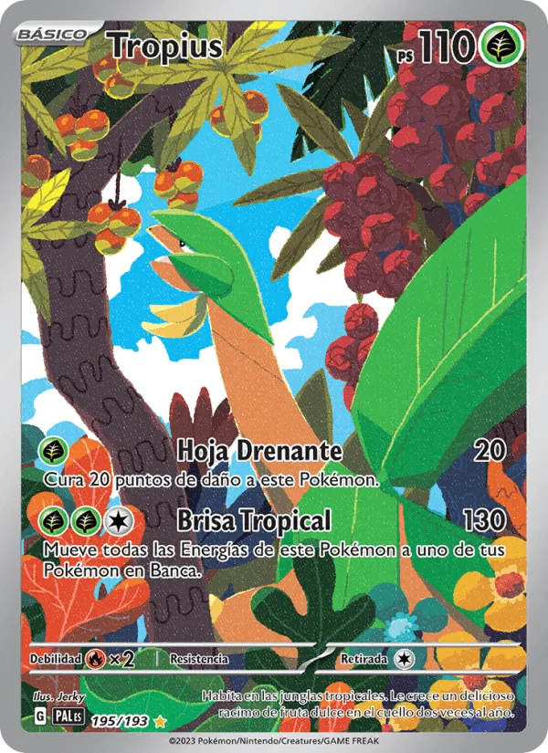 Tropius · Evoluciones en Paldea 195/193