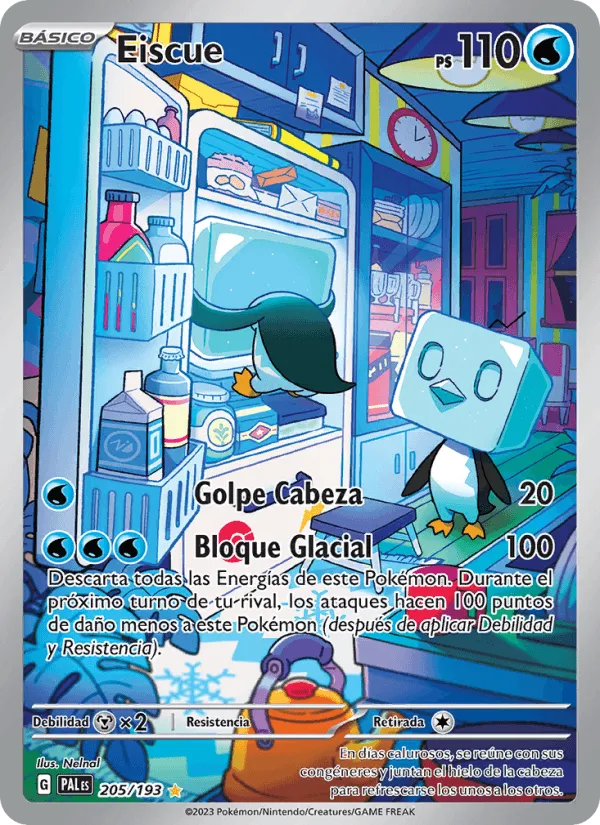 Eiscue · Evoluciones en Paldea 205/193