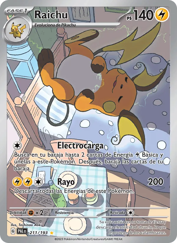 Raichu · Evoluciones en Paldea 211/193
