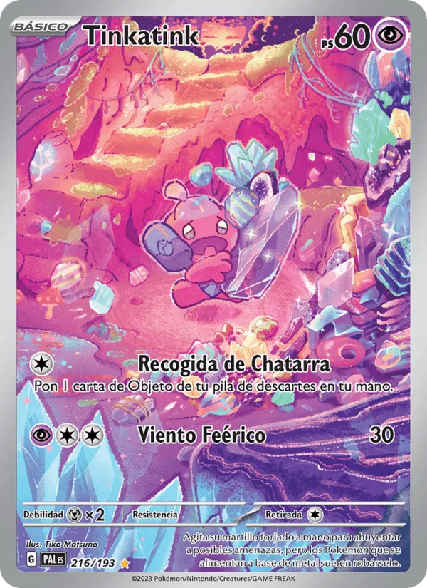 Tinkatink · Evoluciones en Paldea 216/193