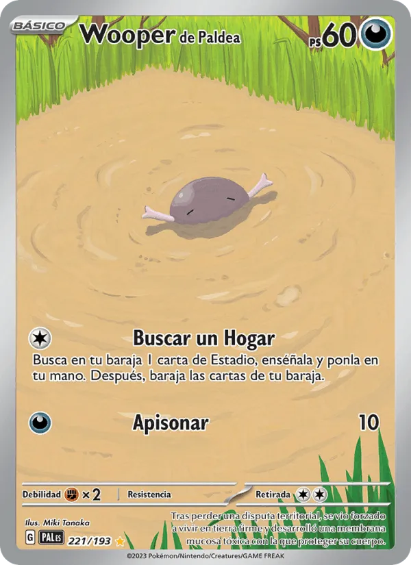 Wooper de Paldea · Evoluciones en Paldea 221/193