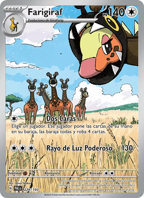 Farigiraf · Evoluciones en Paldea 228/193