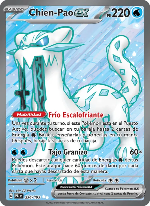 Chien-Pao ex · Evoluciones en Paldea 236/193