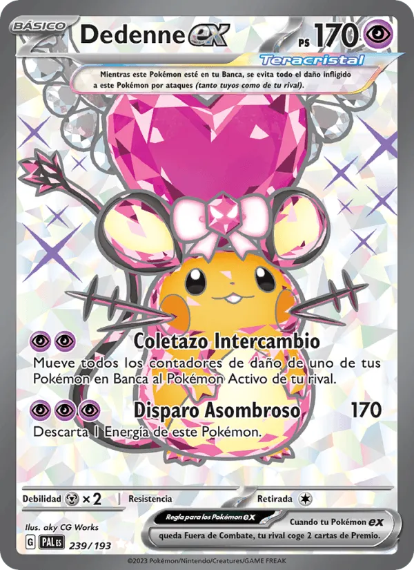 Dedenne ex · Evoluciones en Paldea 239/193