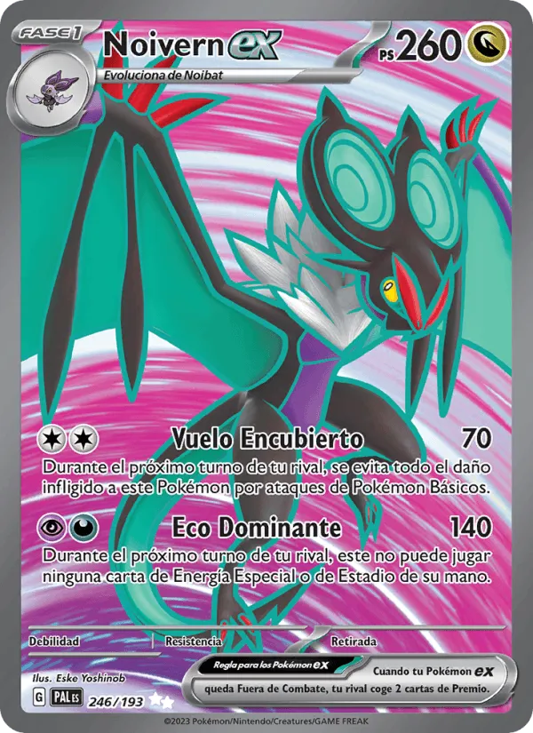 Noivern ex · Evoluciones en Paldea 246/193