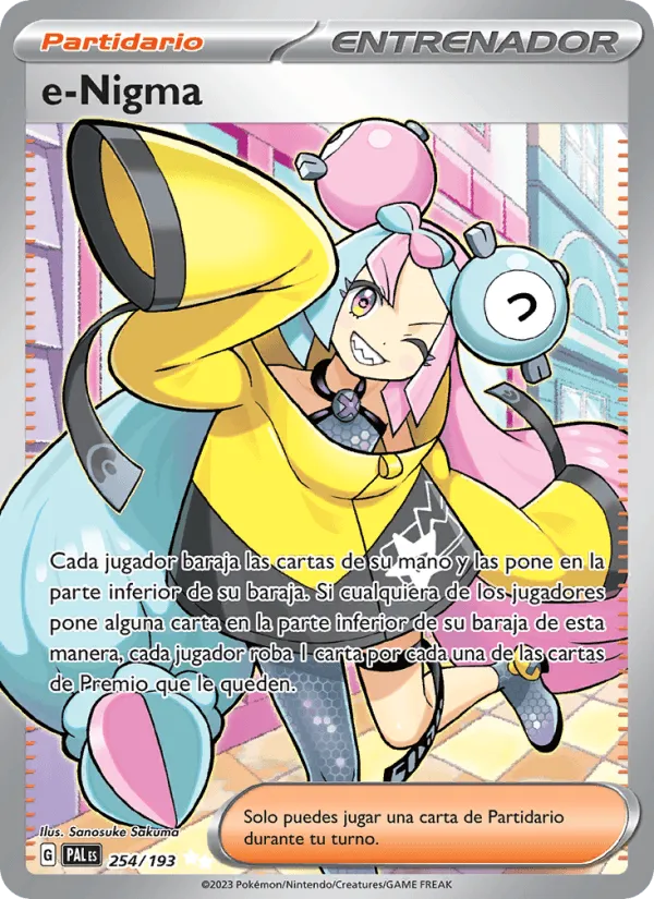e-Nigma · Evoluciones en Paldea 254/193
