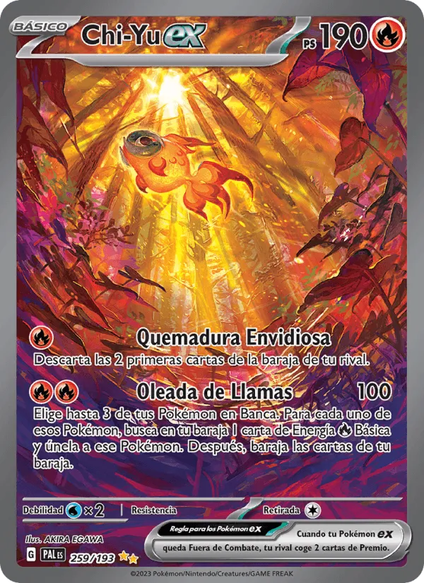 Chi-Yu ex · Evoluciones en Paldea 259/193