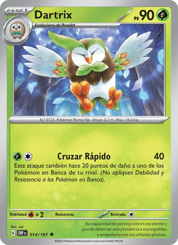 Dartrix · Llamas Obsidianas 014/197