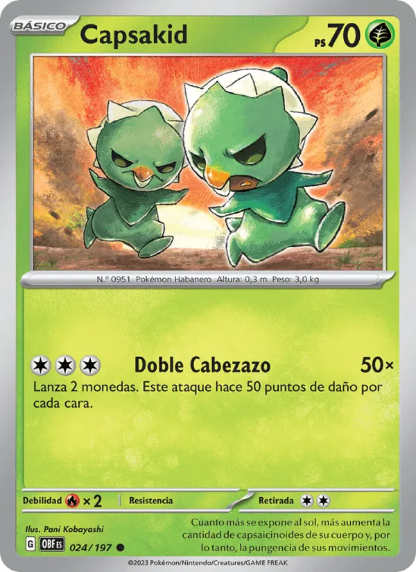 Capsakid · Llamas Obsidianas 024/197
