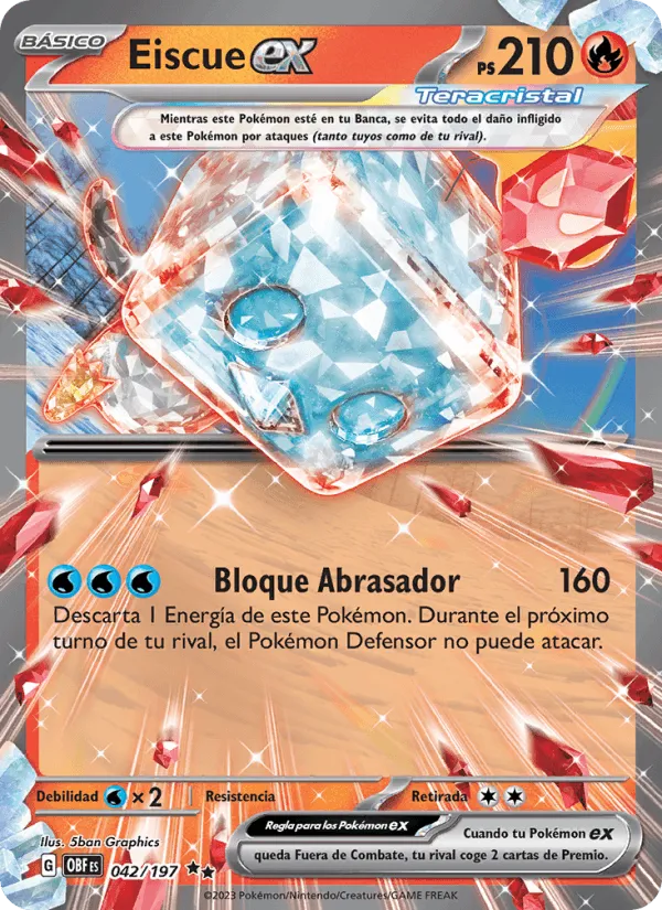 Eiscue ex · Llamas Obsidianas 042/197