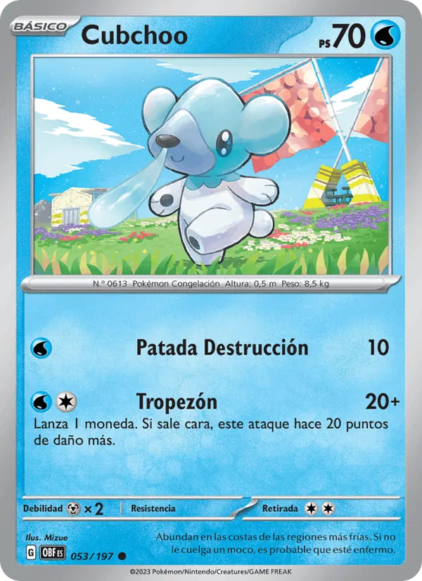 Cubchoo · Llamas Obsidianas 053/197
