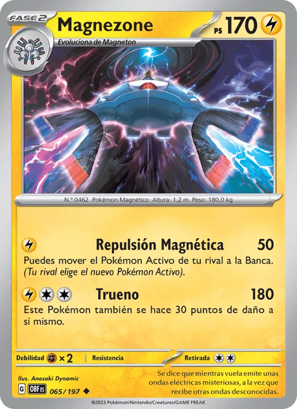 Magnezone · Llamas Obsidianas 065/197