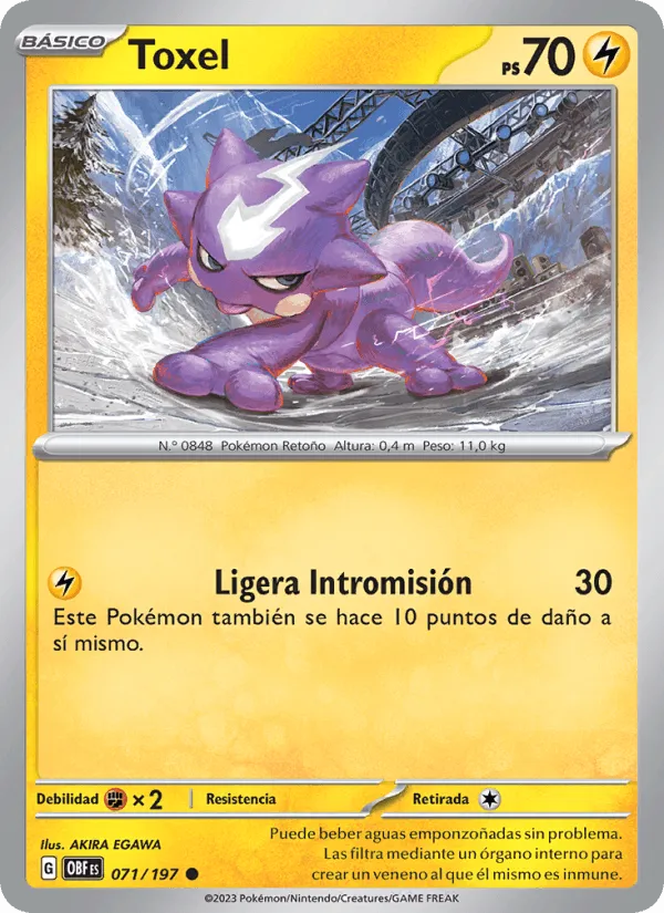 Toxel · Llamas Obsidianas 071/197