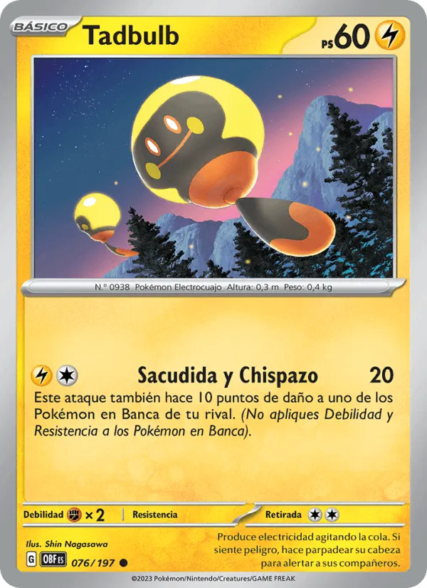 Tadbulb · Llamas Obsidianas 076/197