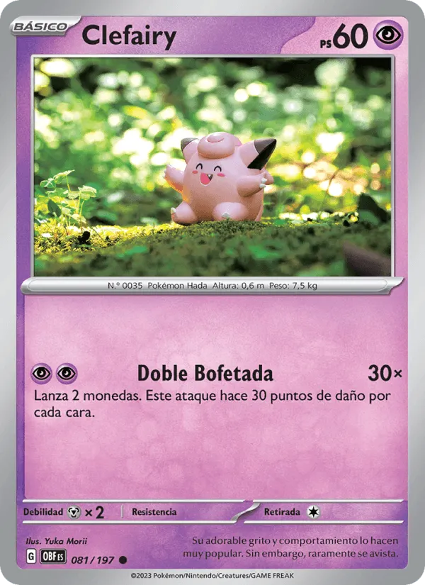 Clefairy · Llamas Obsidianas 081/197
