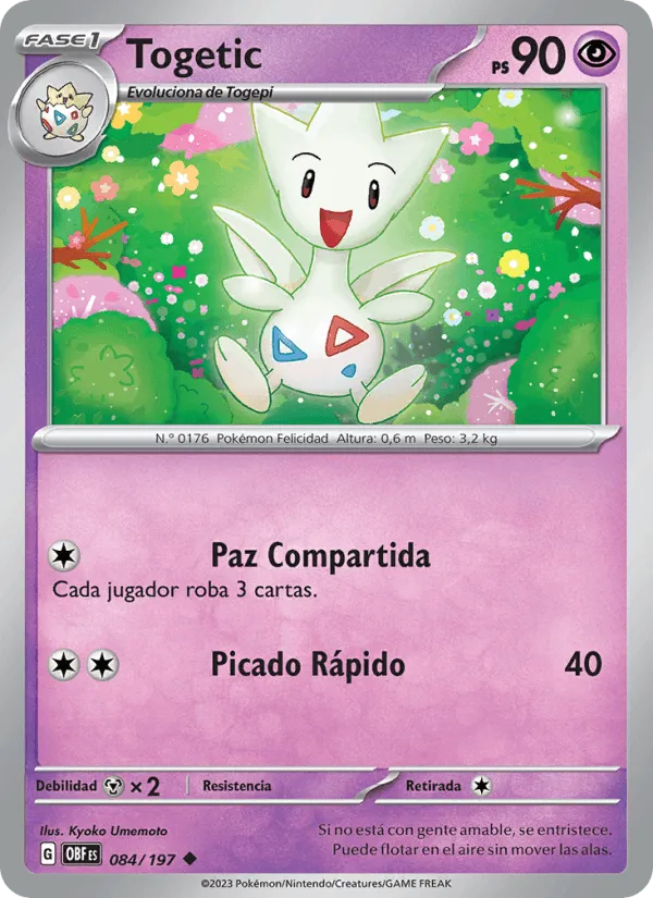 Togetic · Llamas Obsidianas 084/197