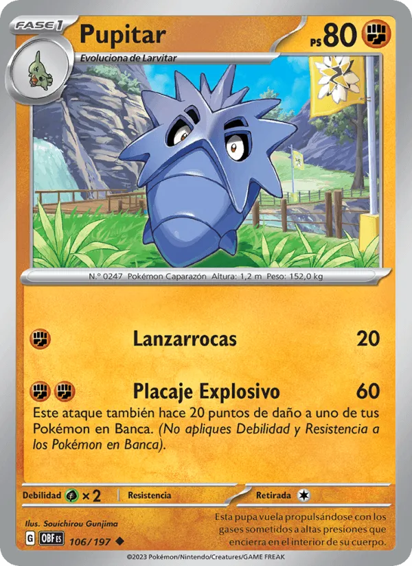 Pupitar · Llamas Obsidianas 106/197