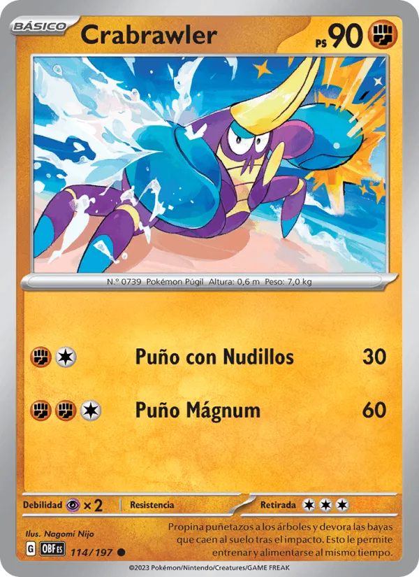 Crabrawler · Llamas Obsidianas 114/197