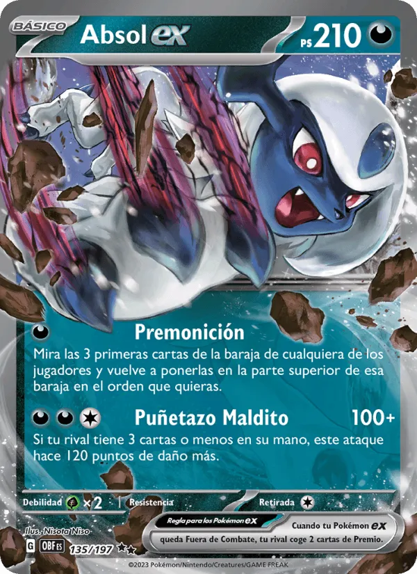 Absol ex · Llamas Obsidianas 135/197