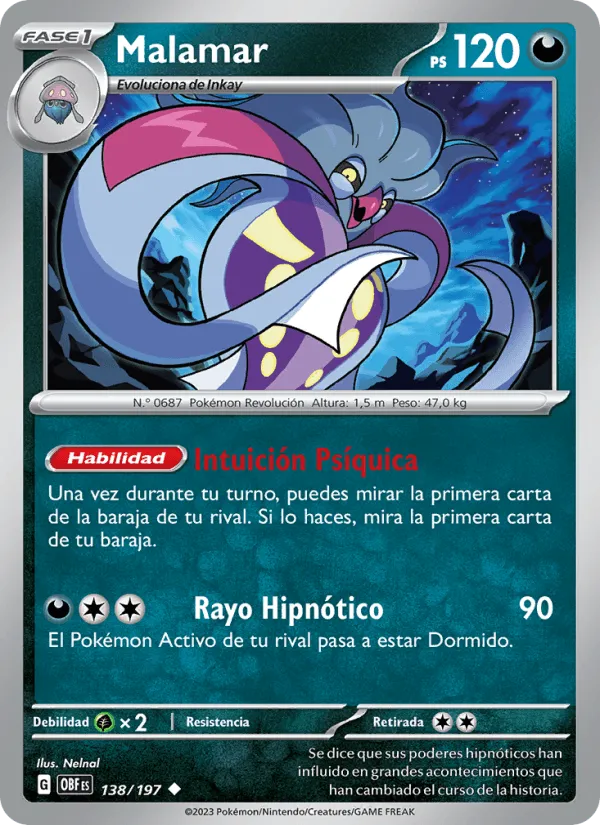 Malamar · Llamas Obsidianas 138/197