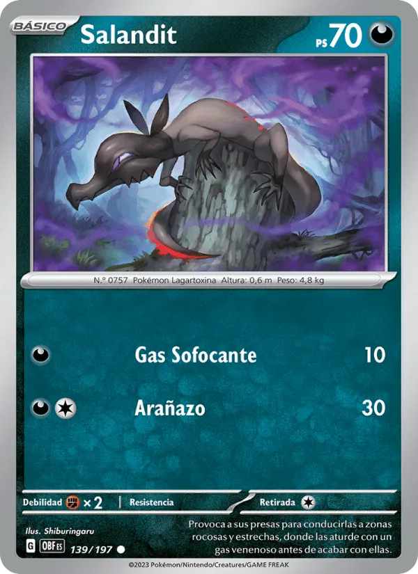 Salandit · Llamas Obsidianas 139/197