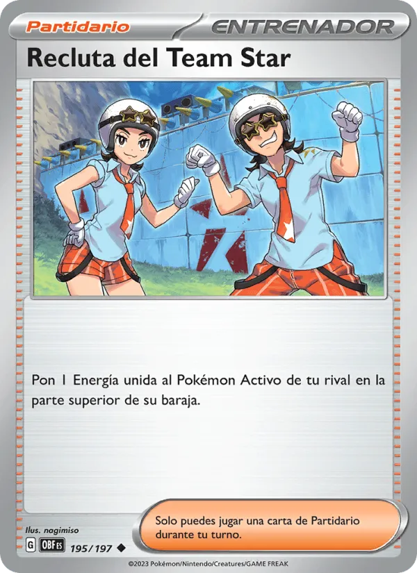 Recluta del Team Star · Llamas Obsidianas 195/197