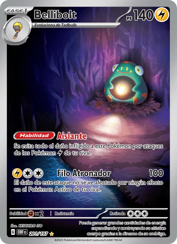 Bellibolt · Llamas Obsidianas 201/197