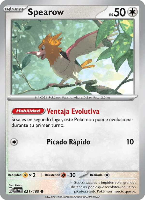 Spearow · 151 021/165