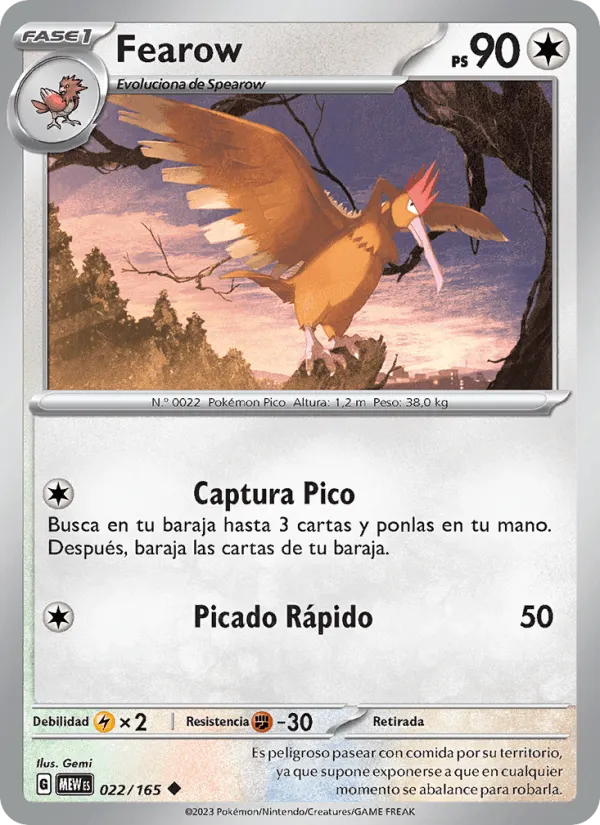 Fearow · 151 022/165