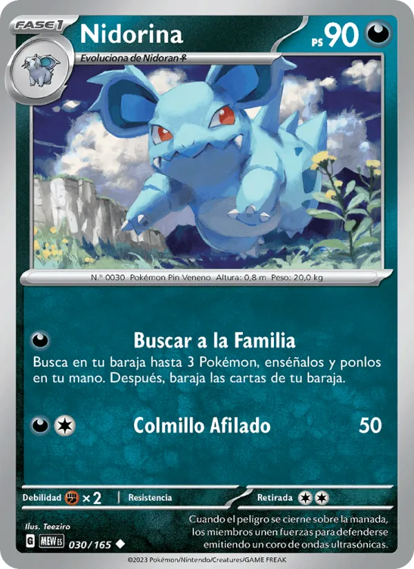 Nidorina · 151 030/165