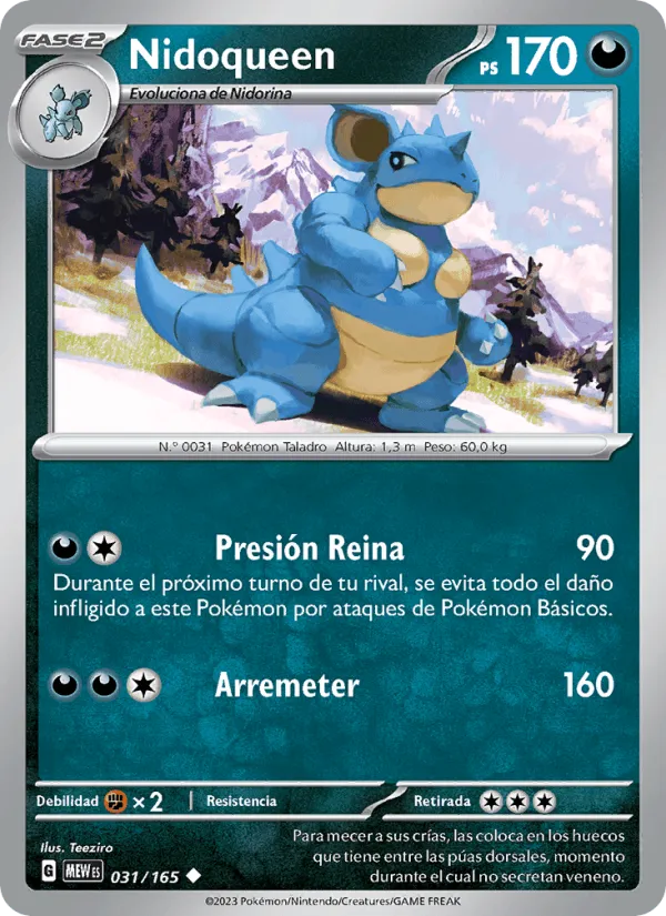 Nidoqueen · 151 031/165