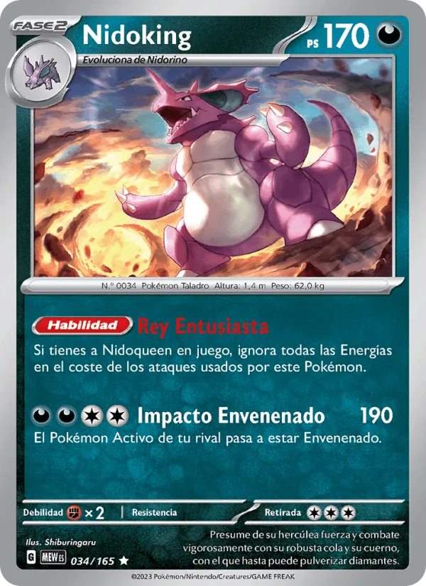 Nidoking · 151 034/165