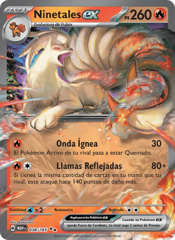 Ninetales ex · 151 038/165