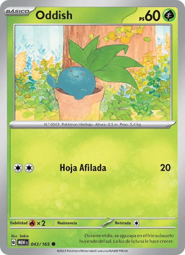 Oddish · 151 043/165