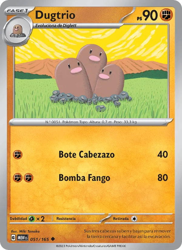 Dugtrio · 151 051/165