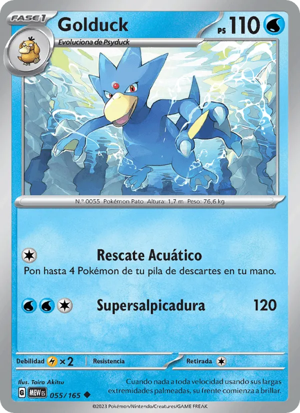 Golduck · 151 055/165