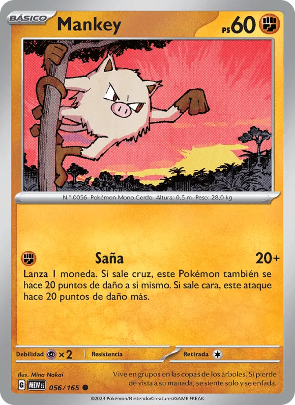 Mankey · 151 056/165