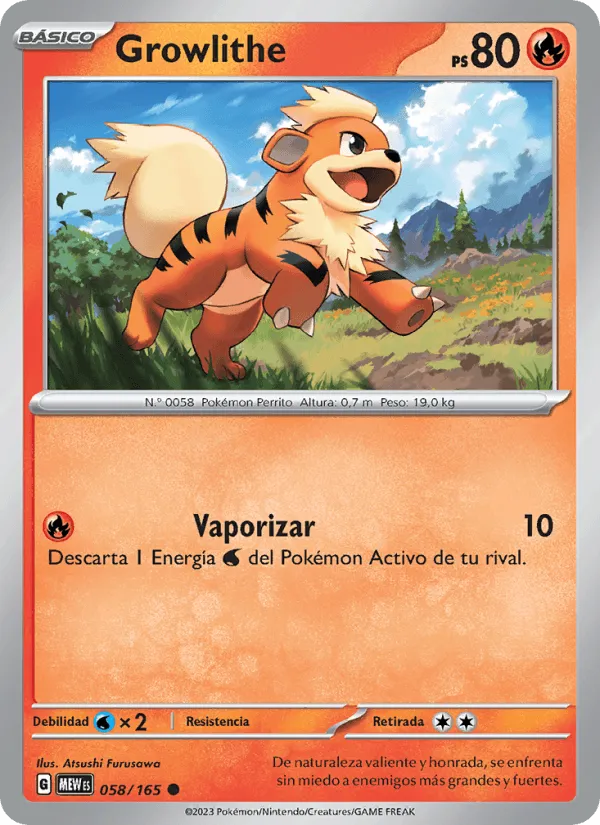 Growlithe · 151 058/165