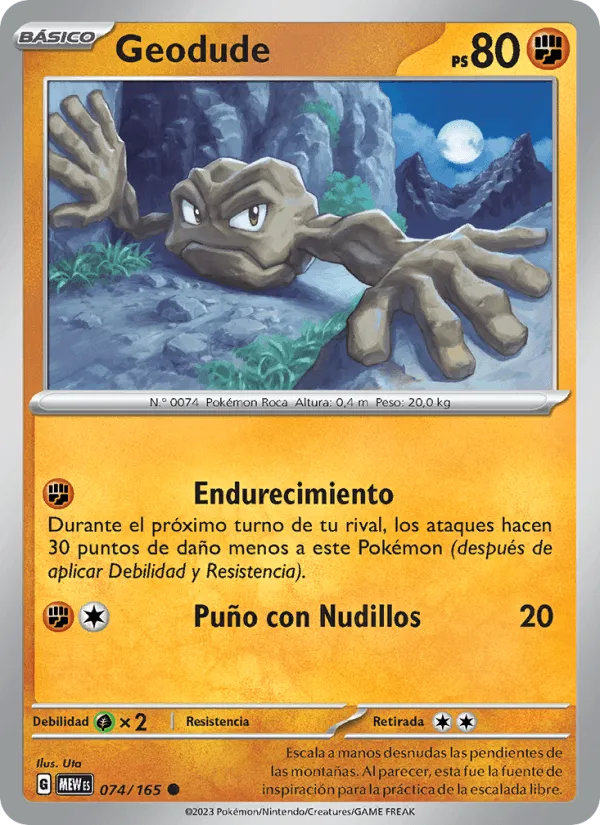 Geodude · 151 074/165