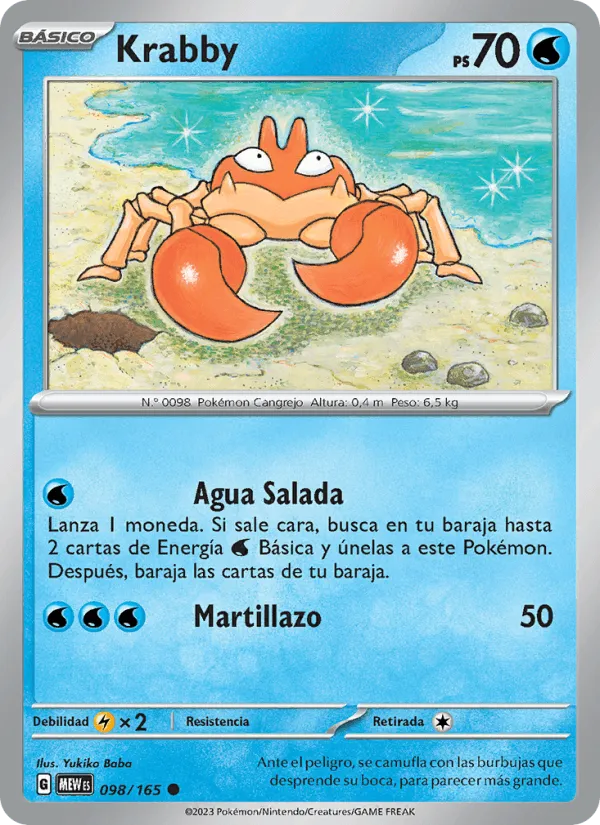 Krabby · 151 098/165