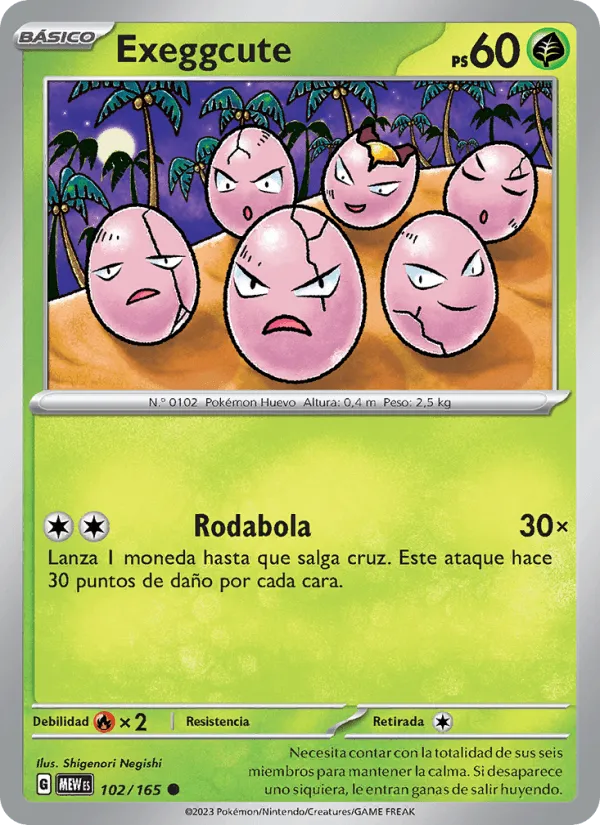 Exeggcute · 151 102/165